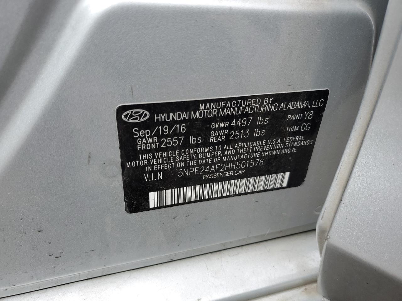 2017 Hyundai Sonata - Image 14