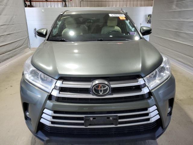  TOYOTA HIGHLANDER 2019 Зеленый