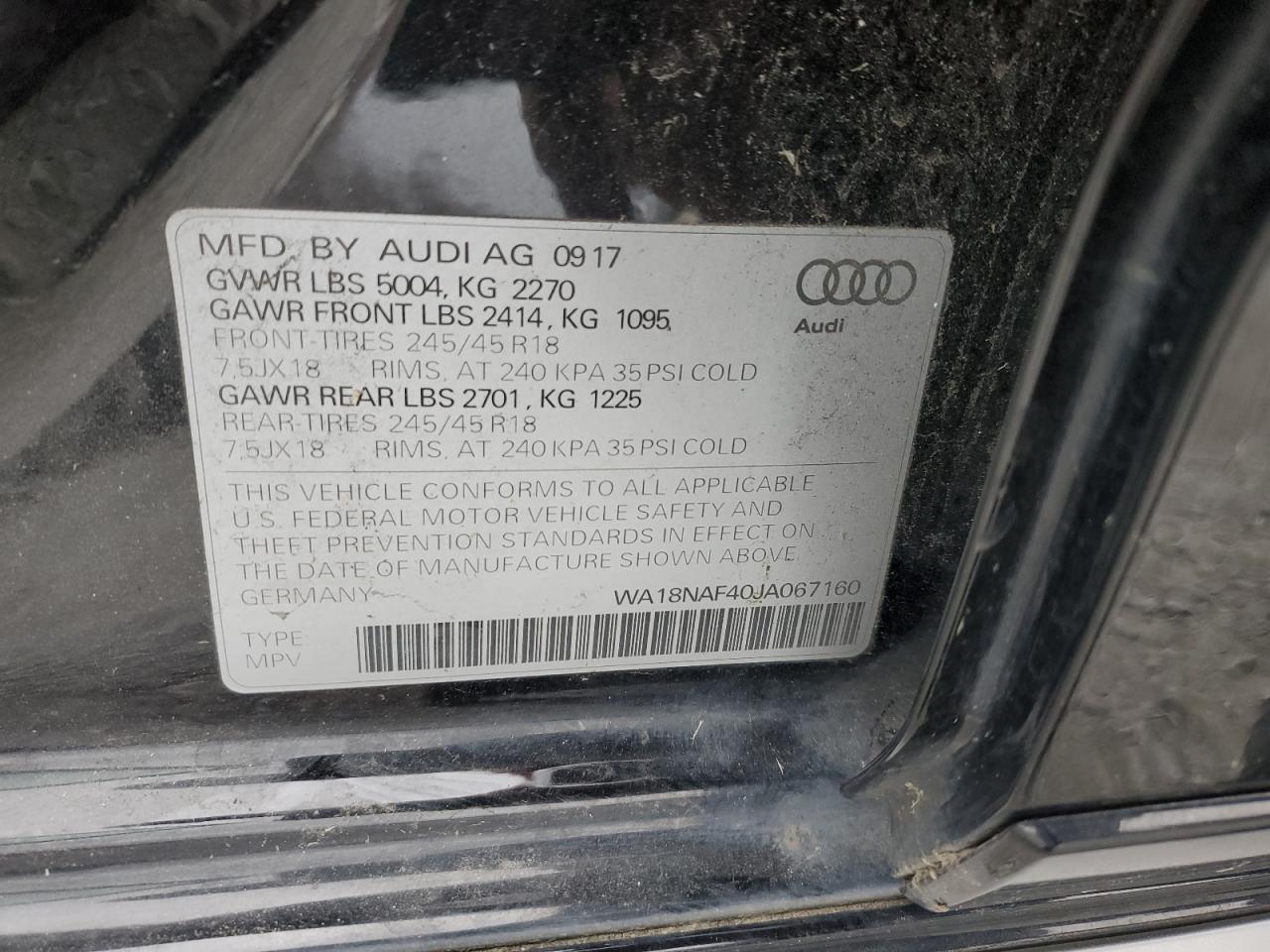 2018 Audi A4 - Image 13