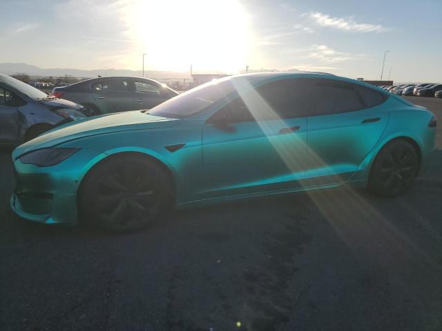  TESLA MODEL S 2021 Темно-бирюзовый