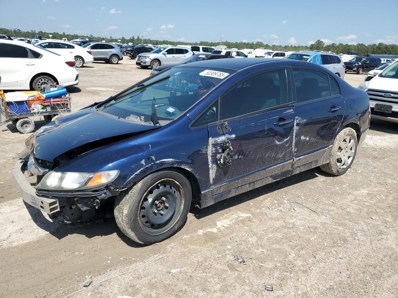 2009 Honda Civic Lx zu verkaufen in Houston, TX - Front End