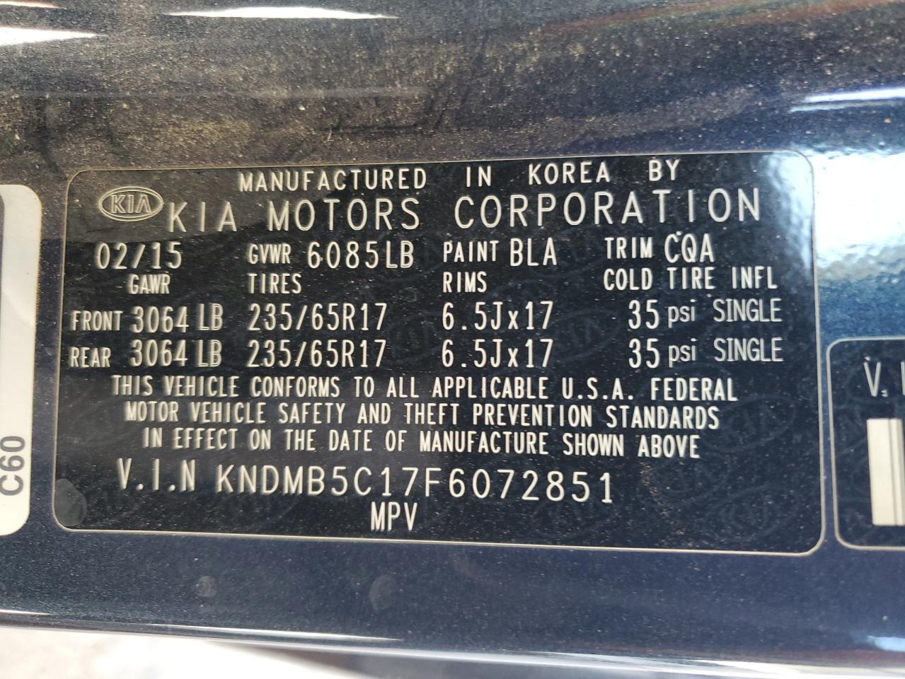 2015 Kia Sedona - Image 13