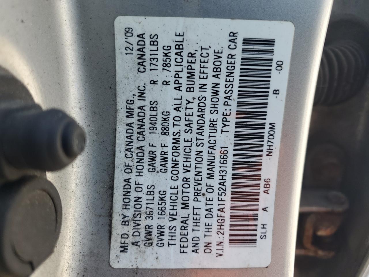 2010 Honda Civic - Image 12