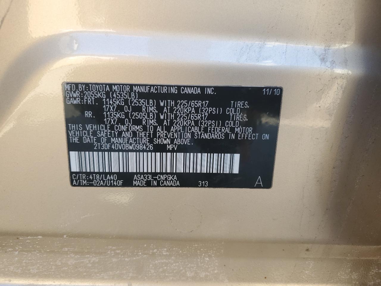 2011 Toyota RAV 4 - Image 16