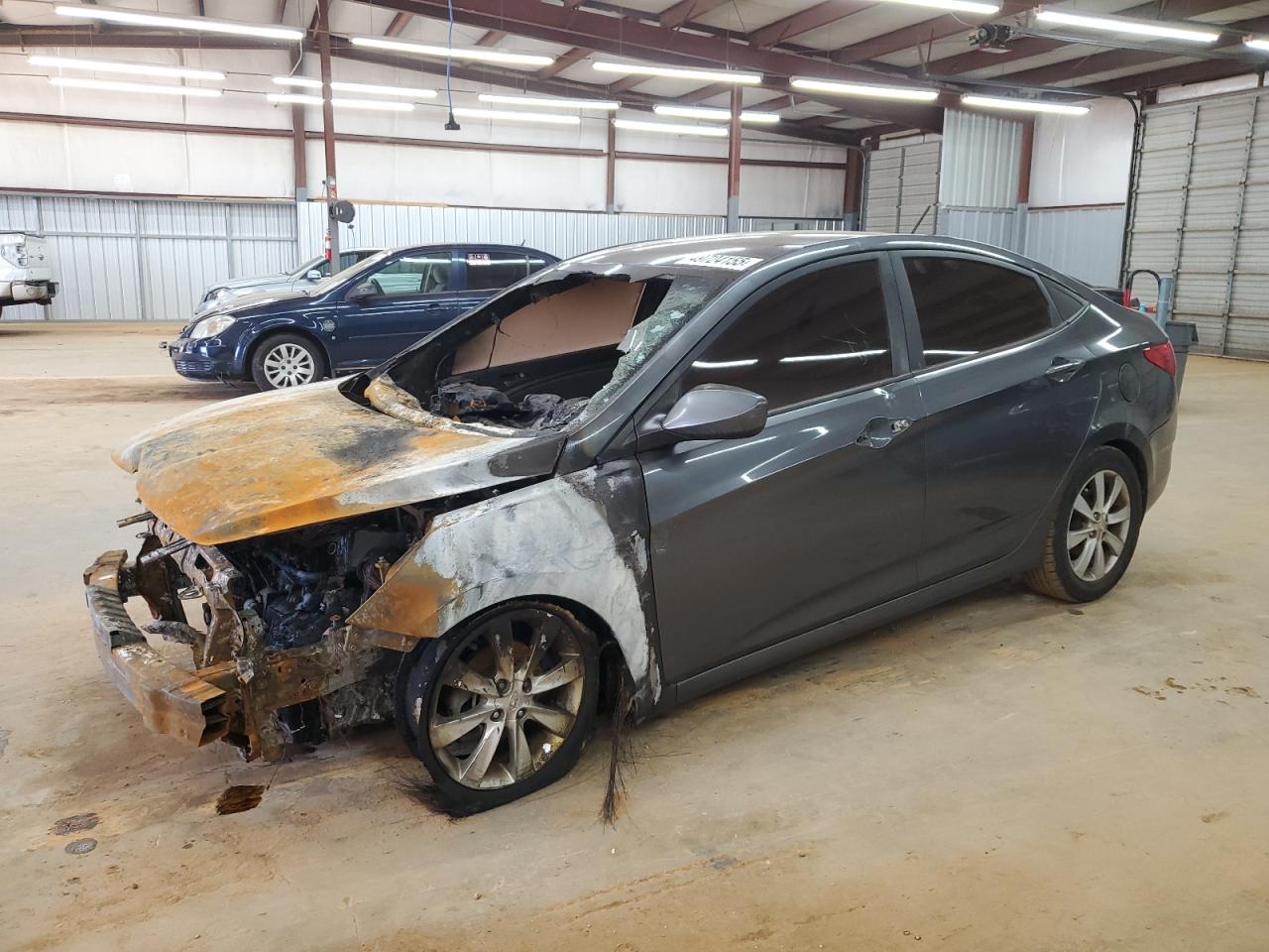 2012 Hyundai Accent Gls zu verkaufen in Mocksville, NC - Burn - Engine