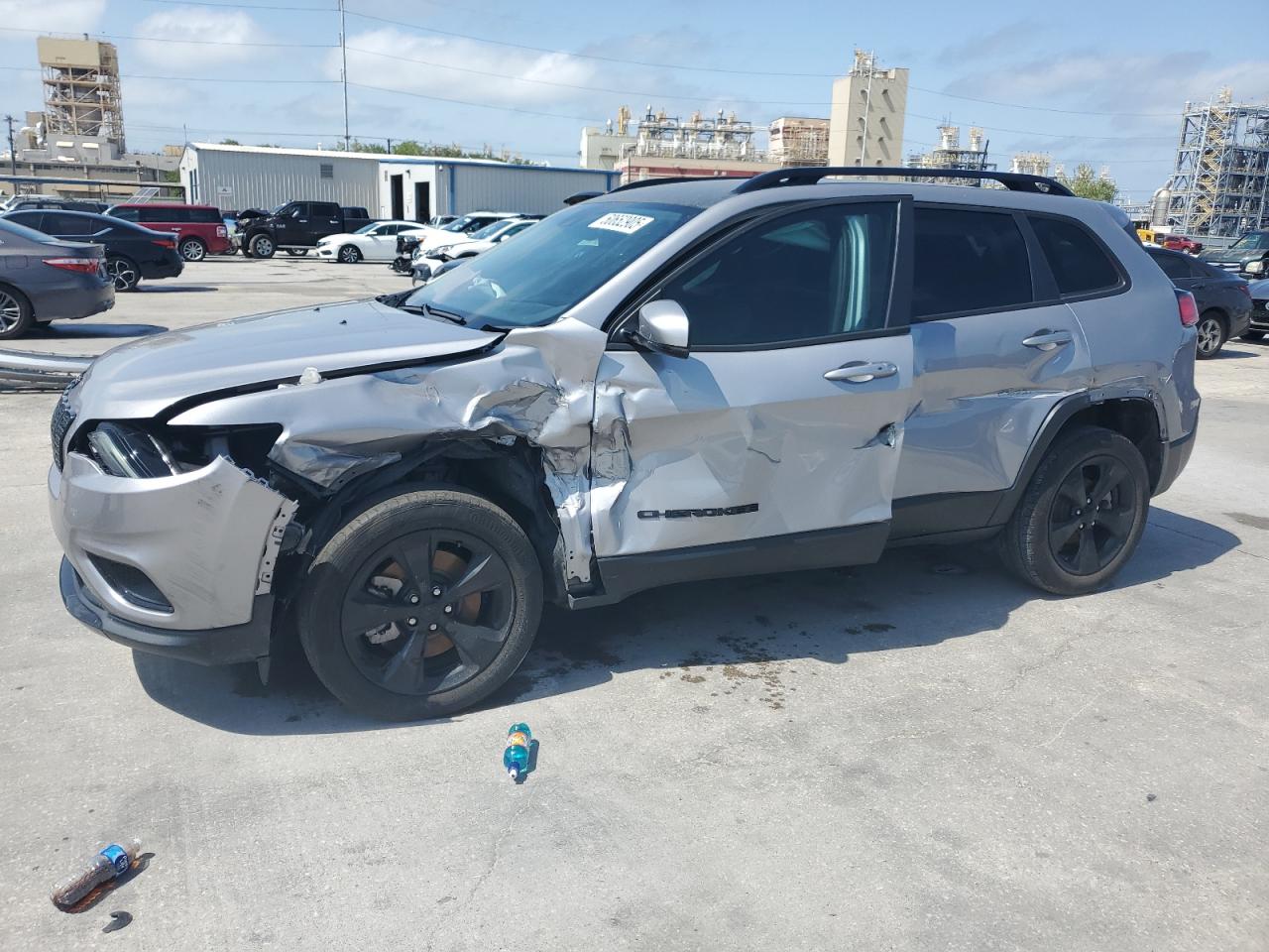2021 Jeep Cherokee Latitude Plus na sprzedaż w New Orleans, LA - Side