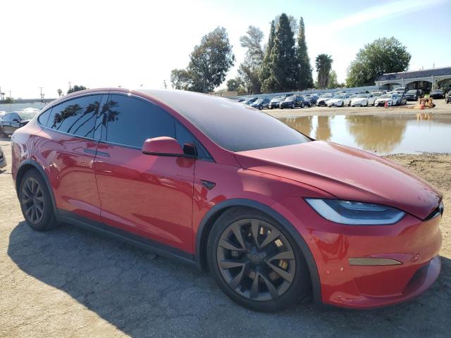  TESLA MODEL X 2022 Красный