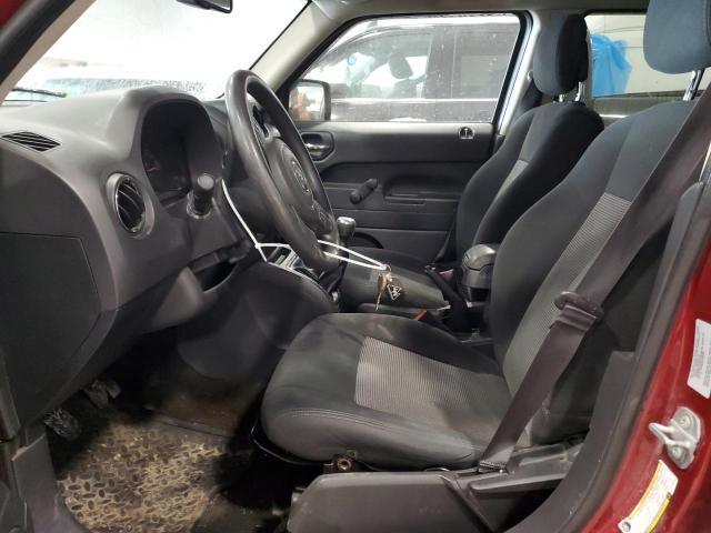 Parquets JEEP PATRIOT 2015 Czerwony