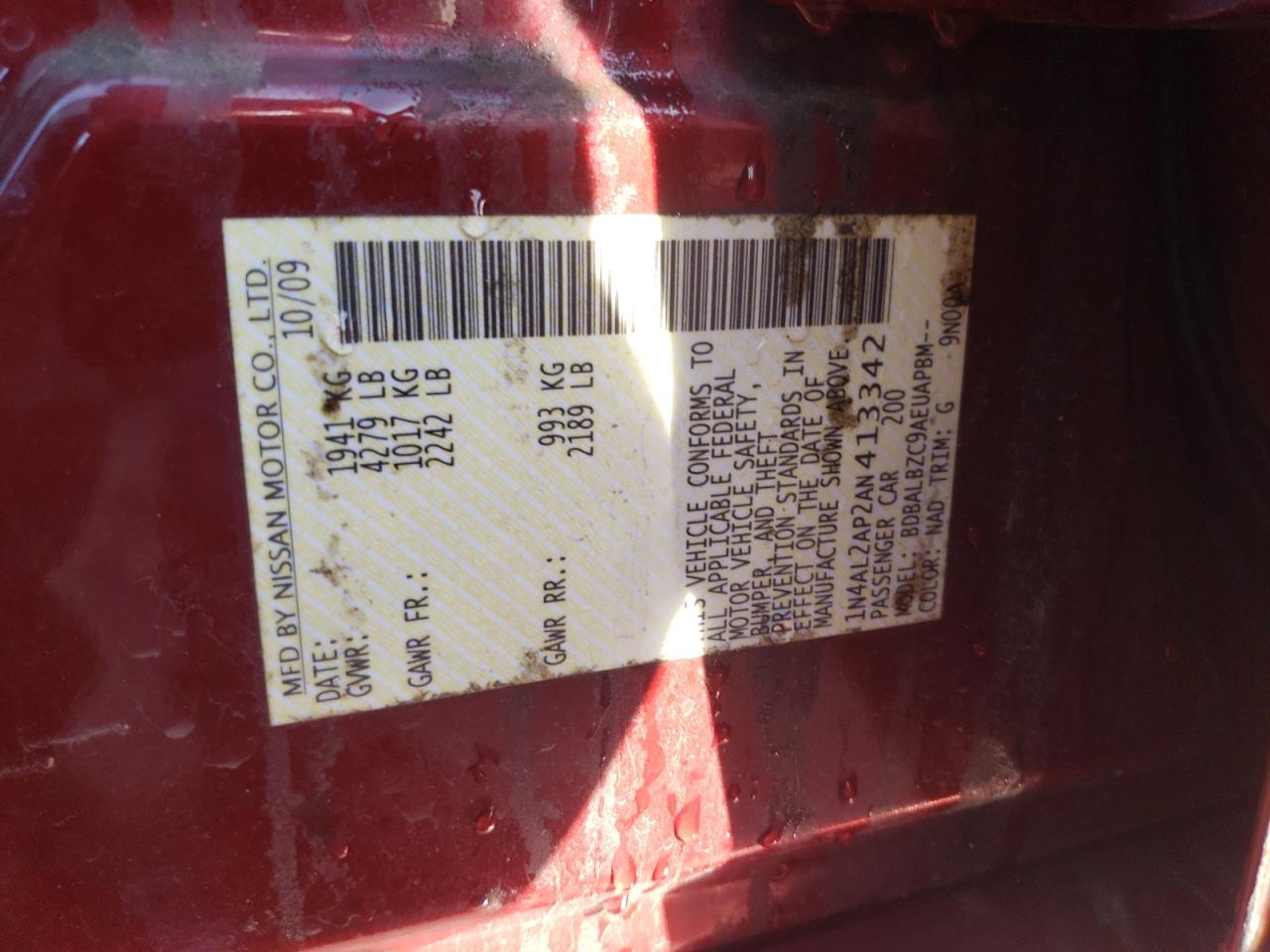 2010 Nissan Altima - Image 12