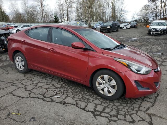  HYUNDAI ELANTRA 2016 Red