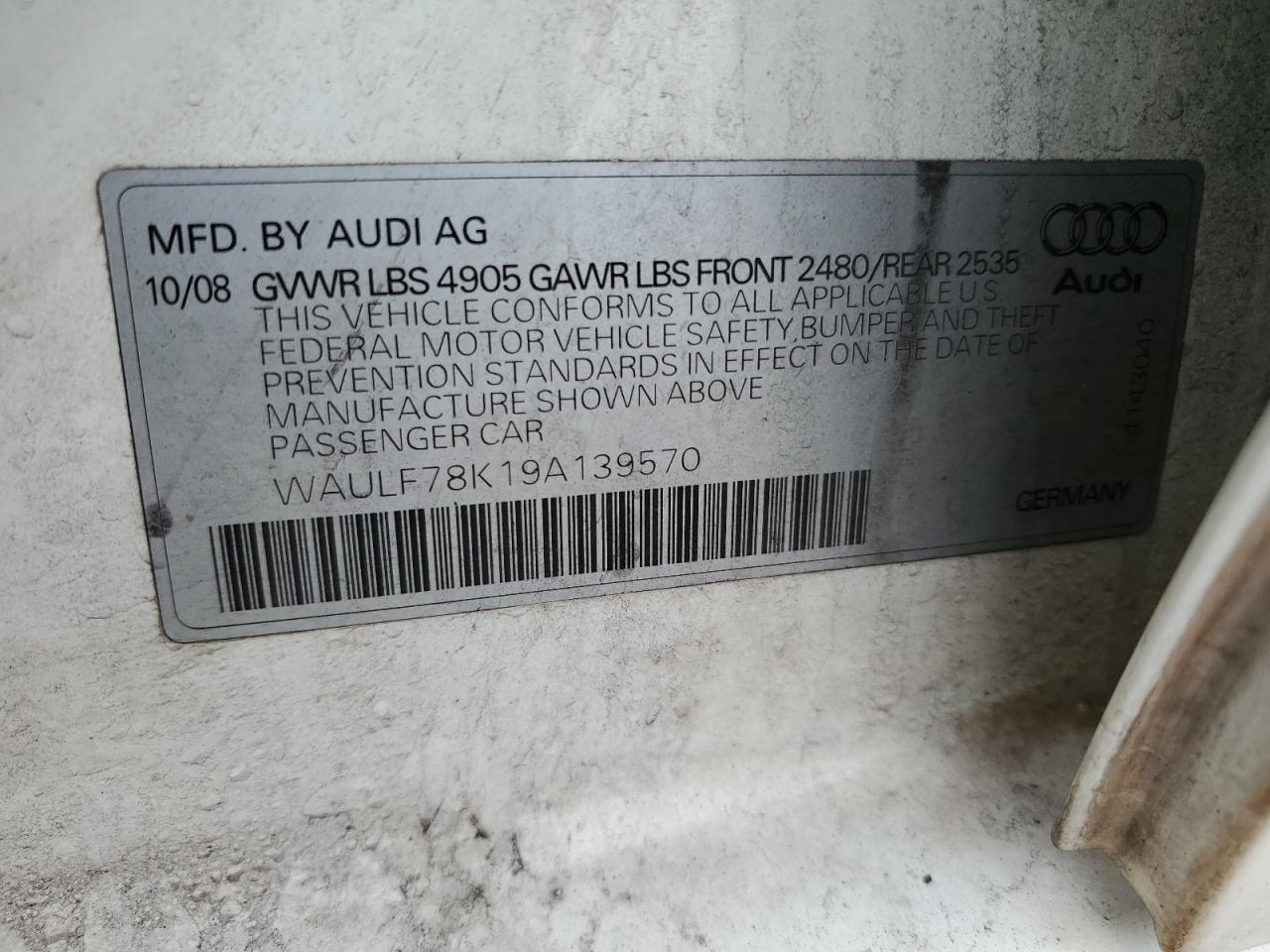 2009 Audi A4 - Image 12