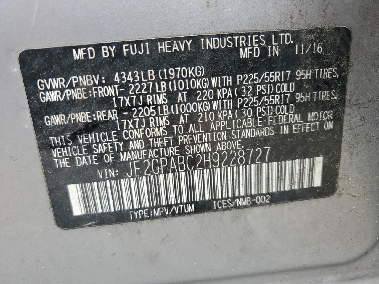 2017 Subaru XV - Image 13