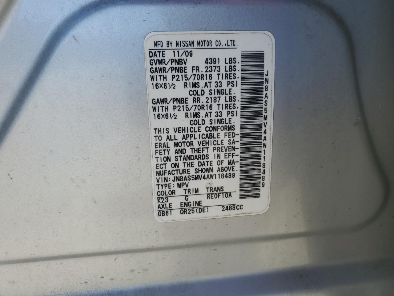 2010 Nissan Rogue - Image 13