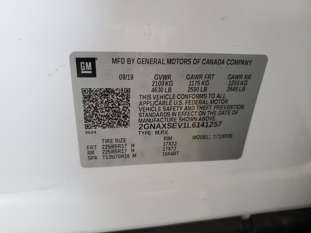 2020 Chevrolet Equinox - Image 13