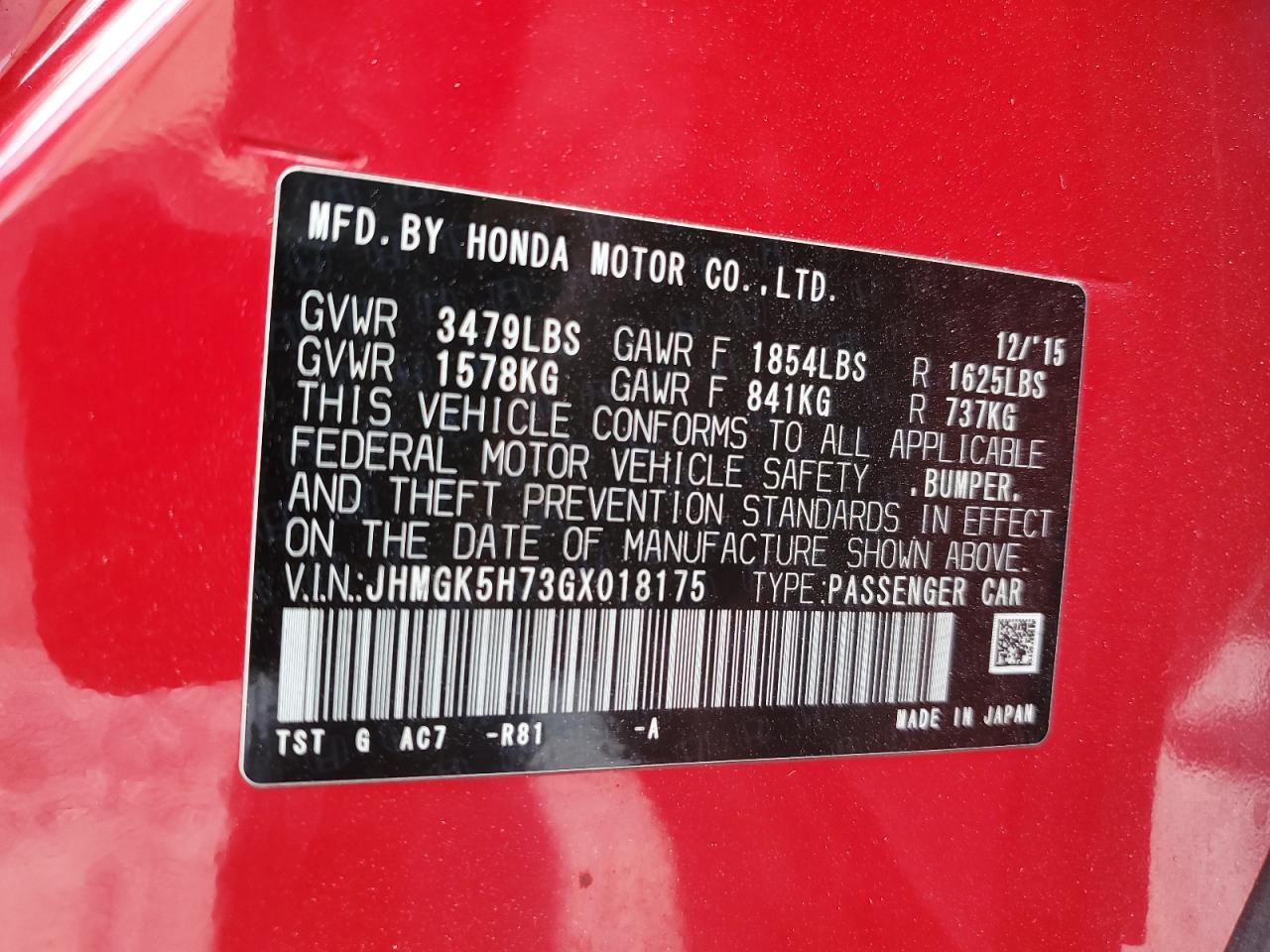 2016 Honda Fit - Image 14