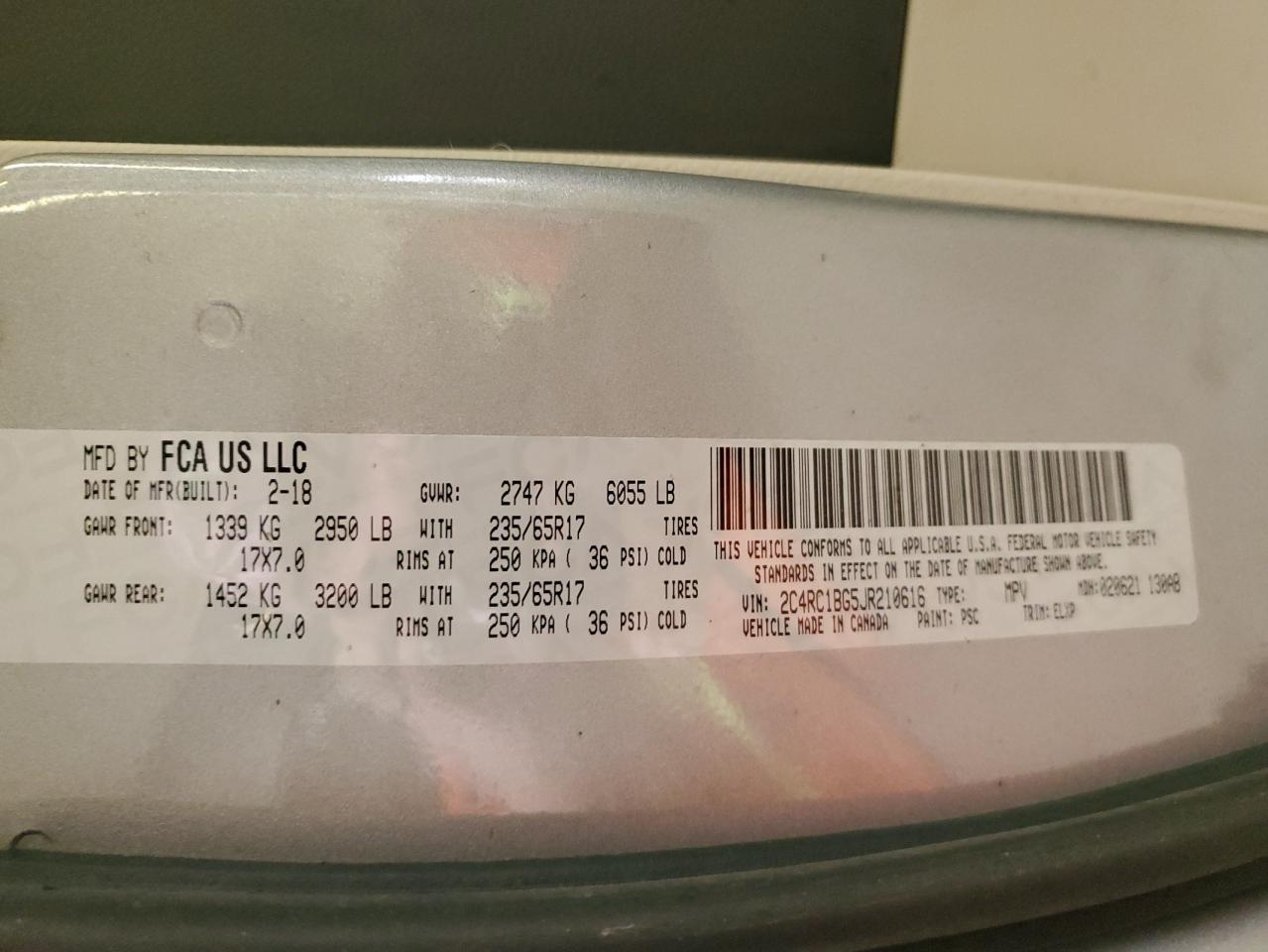 2018 Chrysler Pacifica - Image 14
