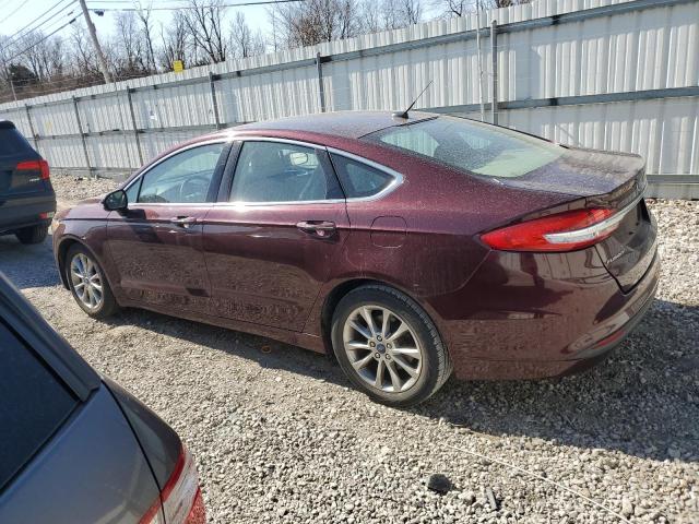 Sedans FORD FUSION 2017 Bordowy
