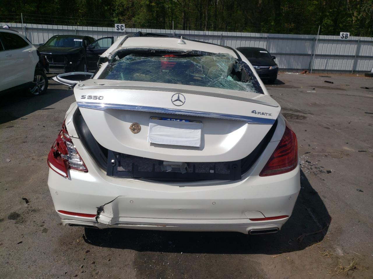 2014 Mercedes-Benz S 550 4Matic VIN: WDDUG8FB8EA052441 Lot: 57095283