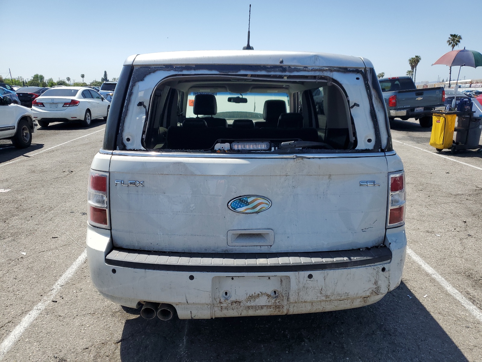 2FMGK5CC3ABA42735 2010 Ford Flex Sel