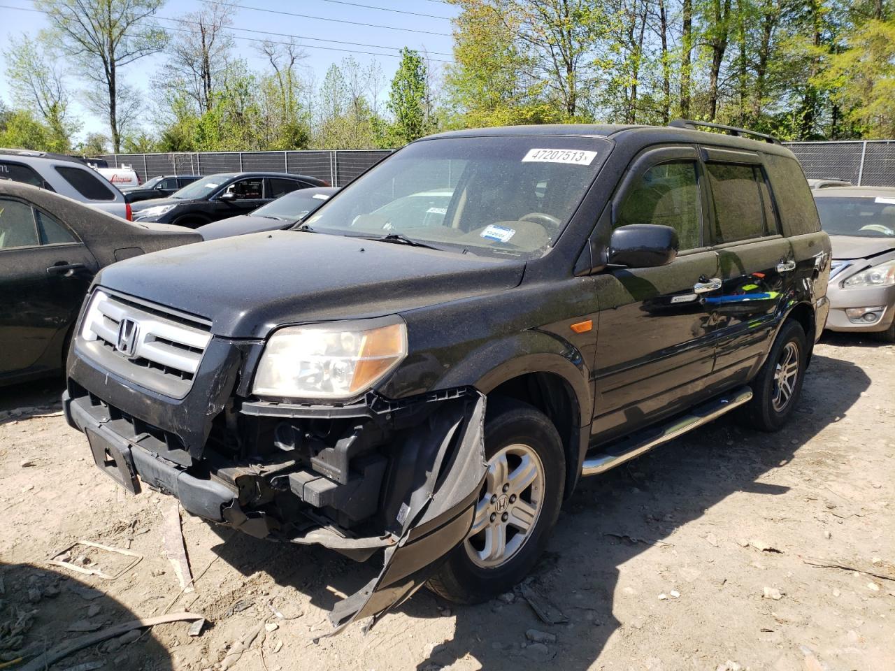 2008 Honda Pilot Vp VIN: 5FNYF182X8B042007 Lot: 47207513