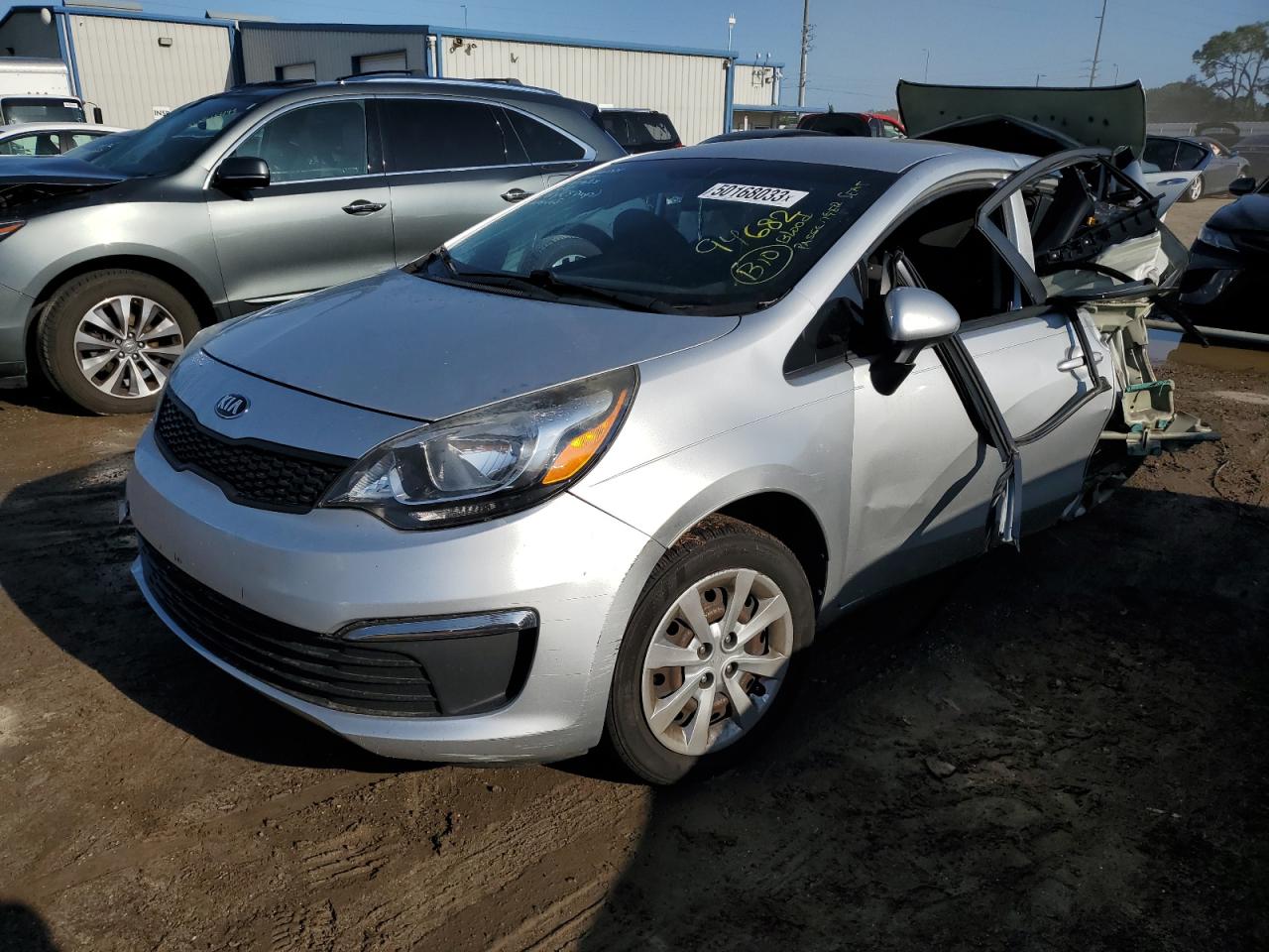 2016 Kia Rio Lx na sprzedaż w Riverview, FL - Rear End