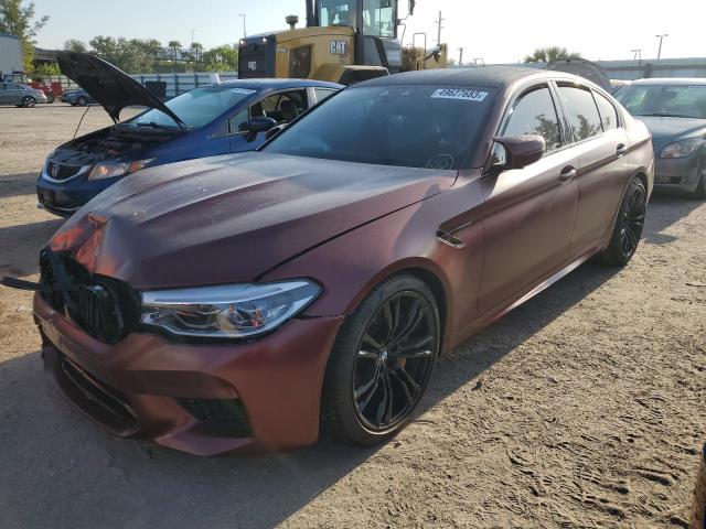  BMW M5 2018 Бургунді