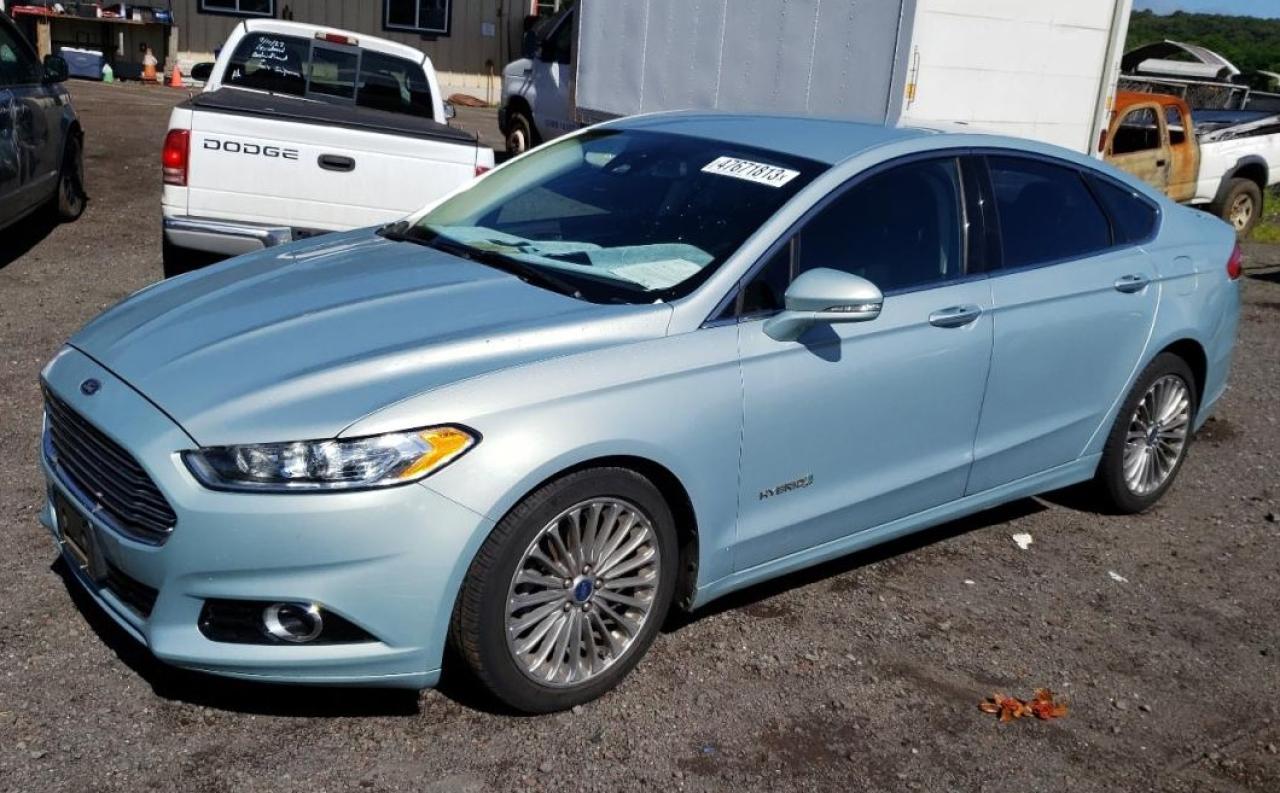 2013 Ford Fusion Titanium Hev VIN: 3FA6P0RU2DR362516 Lot: 47671813