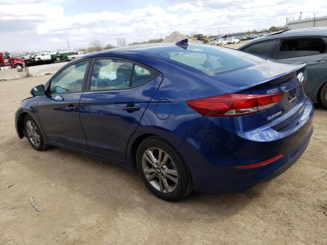  HYUNDAI ELANTRA 2018 Синий