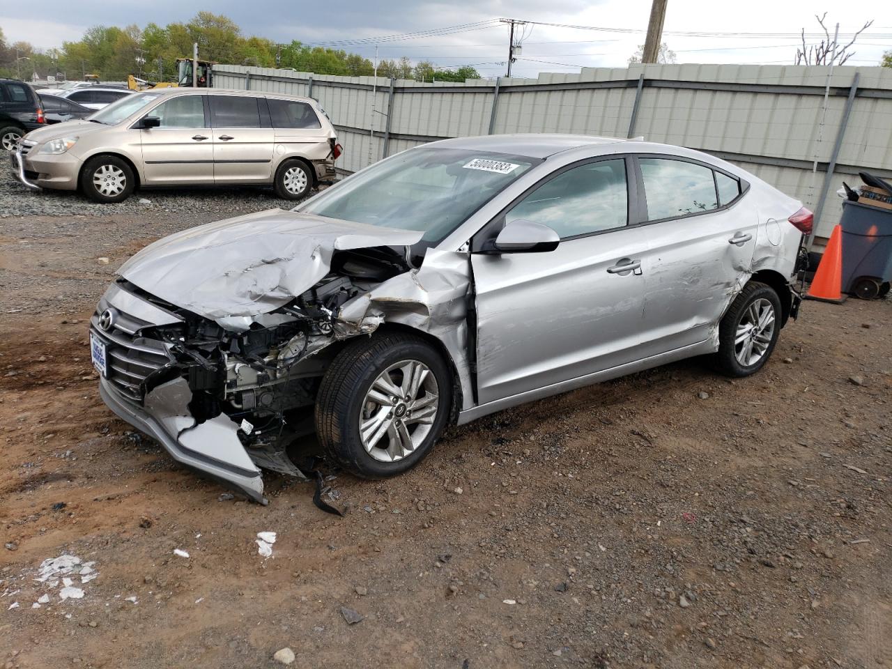 2020 Hyundai Elantra Sel VIN: 5NPD84LF2LH563138 Lot: 50000383