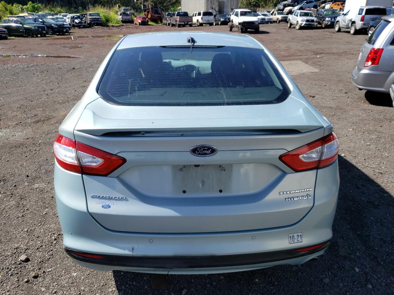 2013 Ford Fusion Titanium Hev VIN: 3FA6P0RU2DR362516 Lot: 47671813