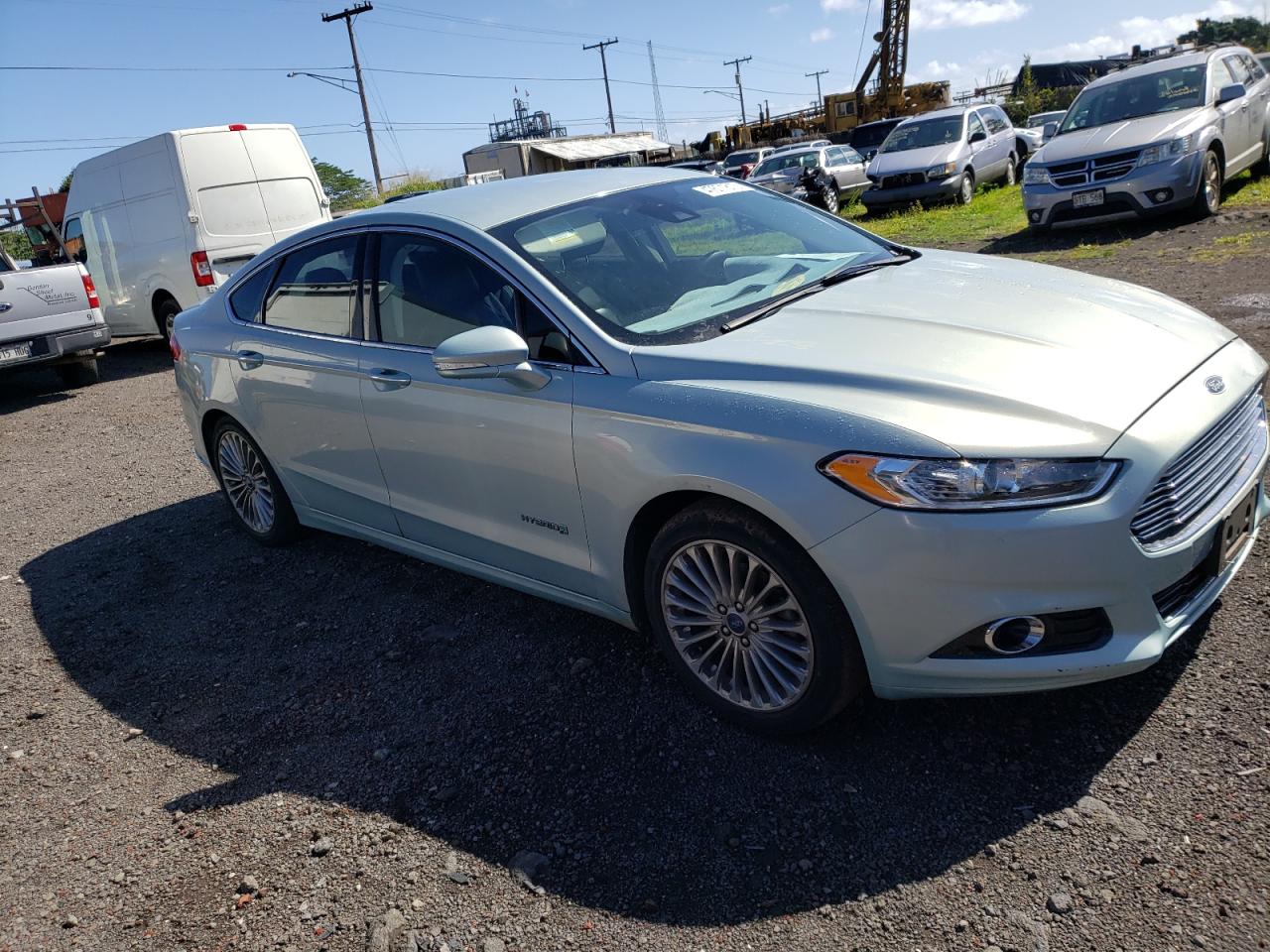 2013 Ford Fusion Titanium Hev VIN: 3FA6P0RU2DR362516 Lot: 47671813