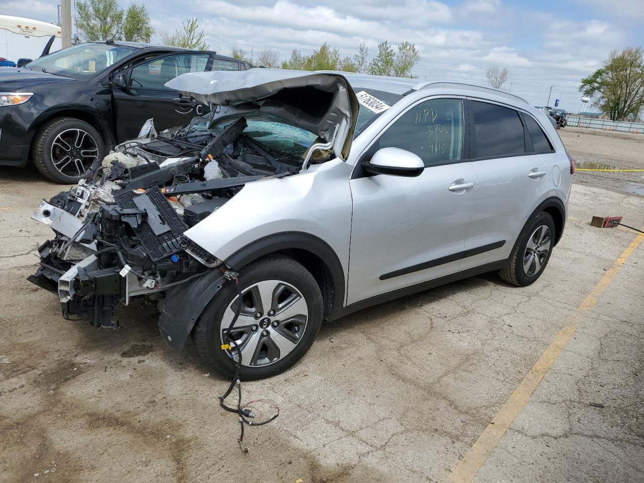 2020 Kia Niro Lx VIN: KNDCB3LCXL5393706 Lot: 51763034