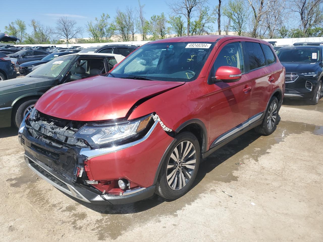 2019 Mitsubishi Outlander Se VIN: JA4AD3A31KZ056167 Lot: 49248204