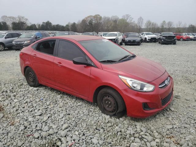  HYUNDAI ACCENT 2015 Red