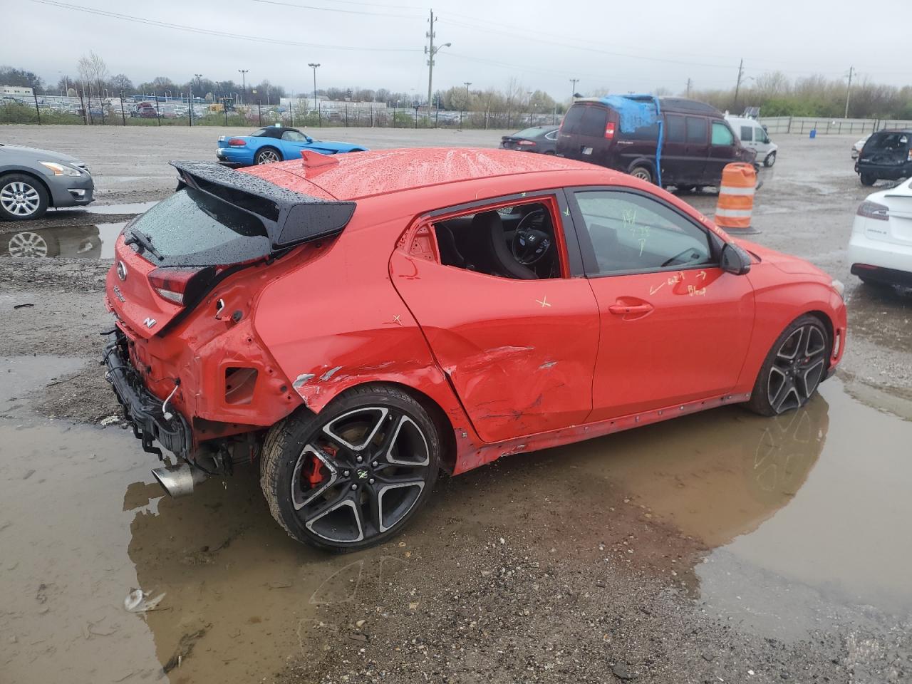 2021 Hyundai Veloster N VIN: KMHT36AH6MU009789 Lot: 49433404