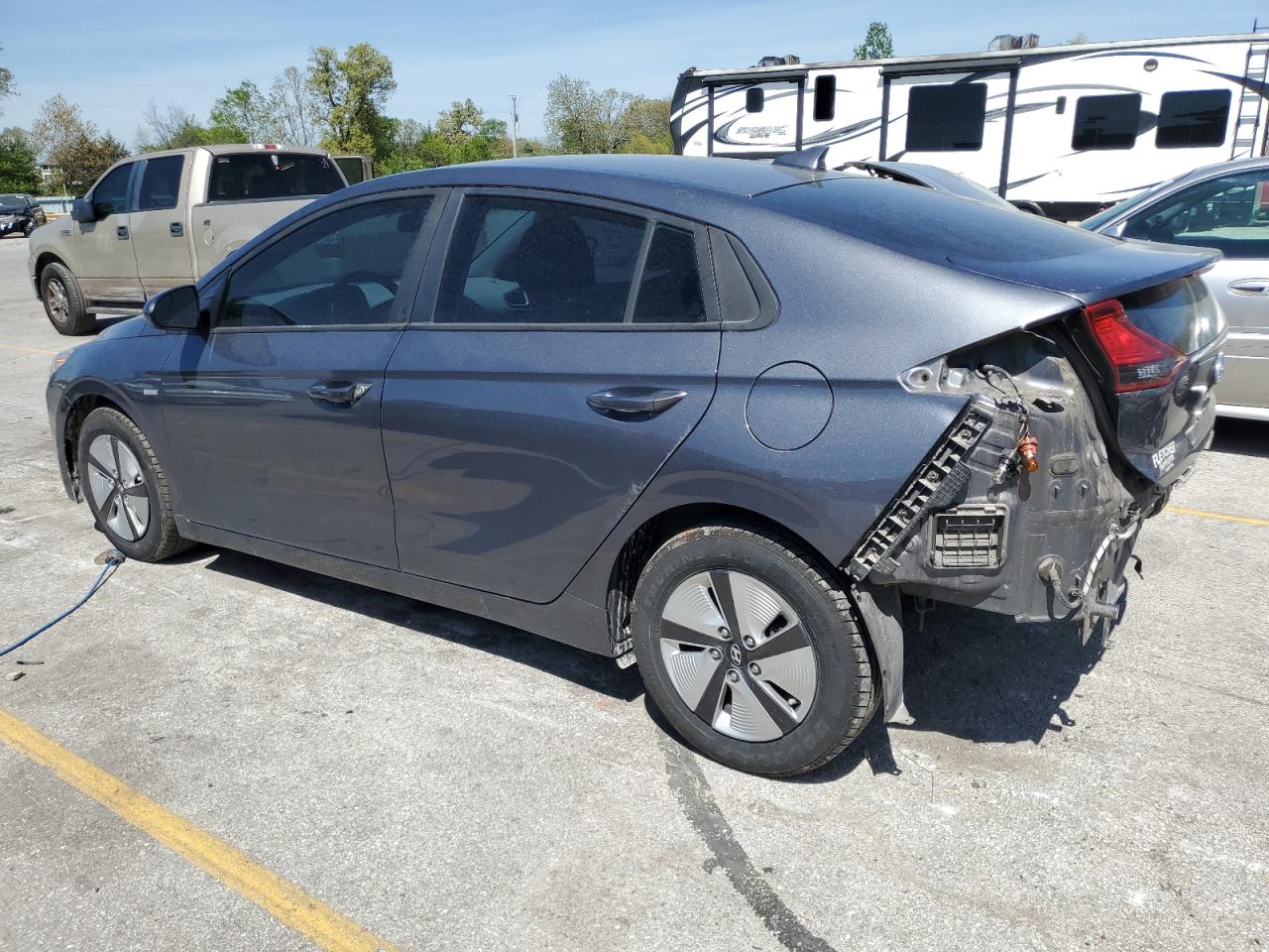 2018 Hyundai Ioniq Blue VIN: KMHC65LC7JU065013 Lot: 51642704