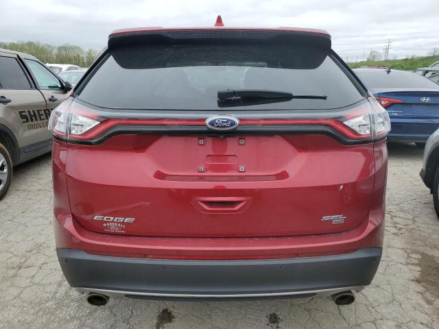  FORD EDGE 2016 Бордовый