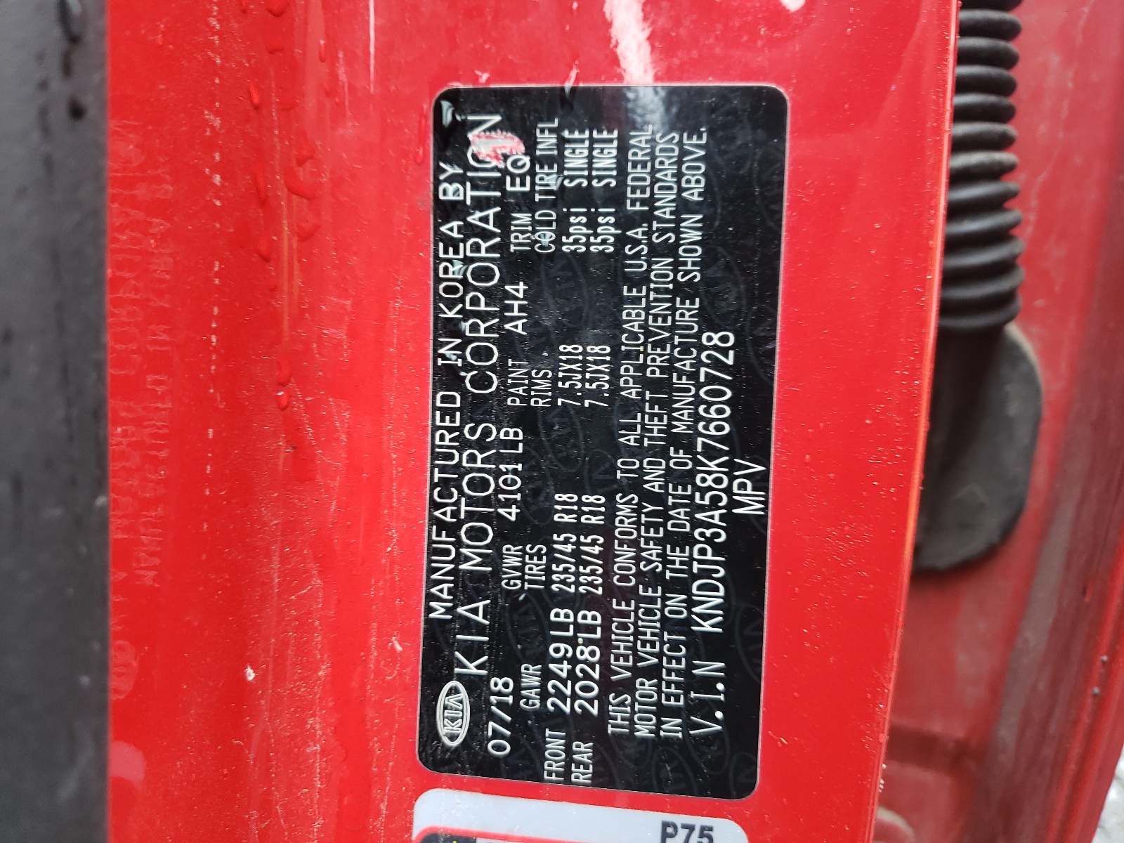 KNDJP3A58K7660728 2019 Kia Soul +