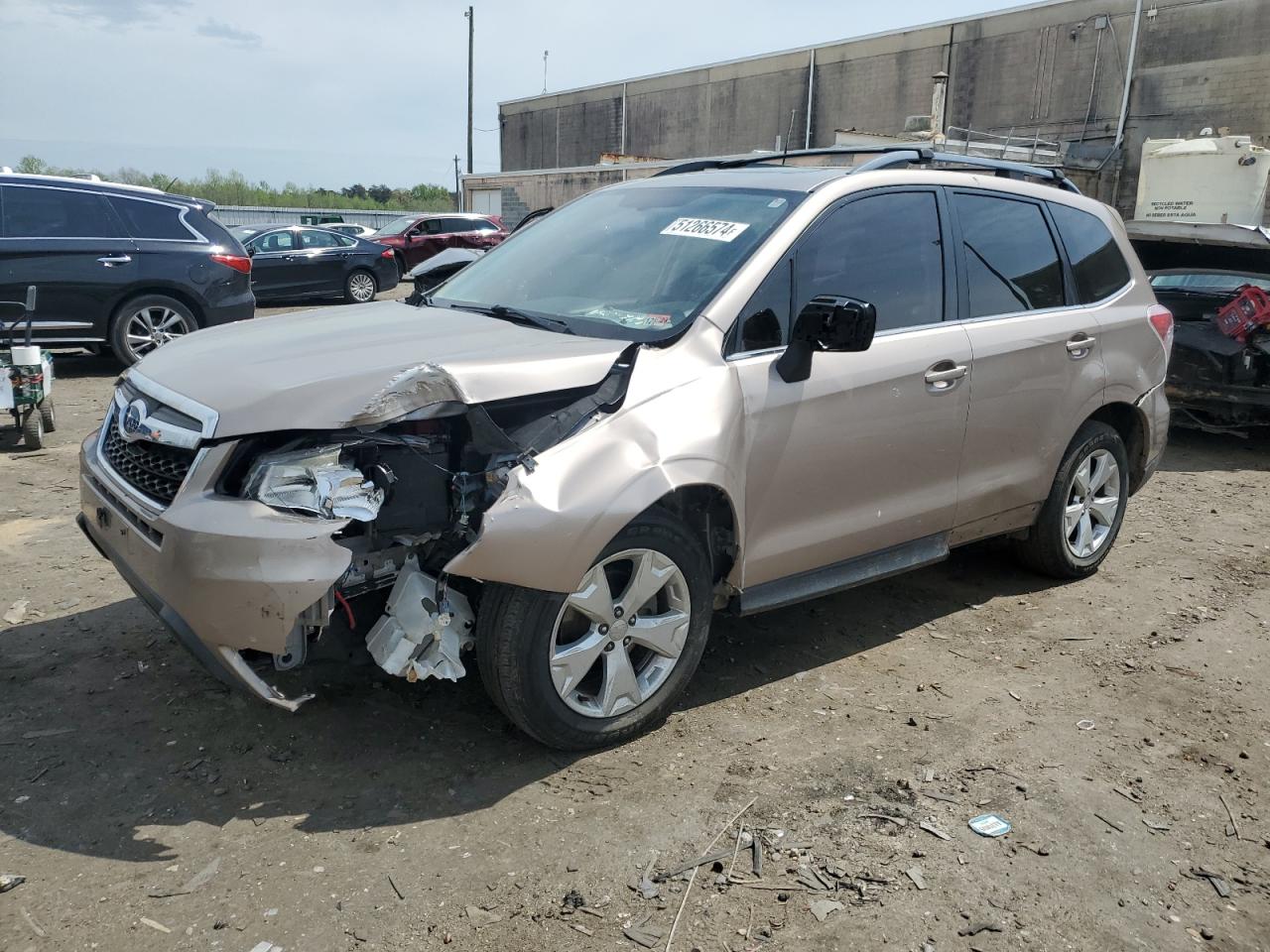 2016 Subaru Forester 2.5I Limited VIN: JF2SJAHC8GH529557 Lot: 51266574