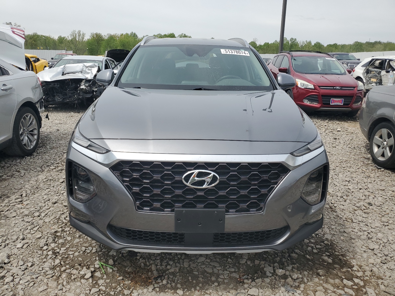 2019 Hyundai Santa Fe Sel vin: 5NMS3CAD3KH028493