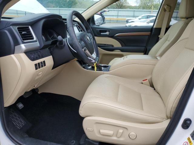  TOYOTA HIGHLANDER 2017 Білий
