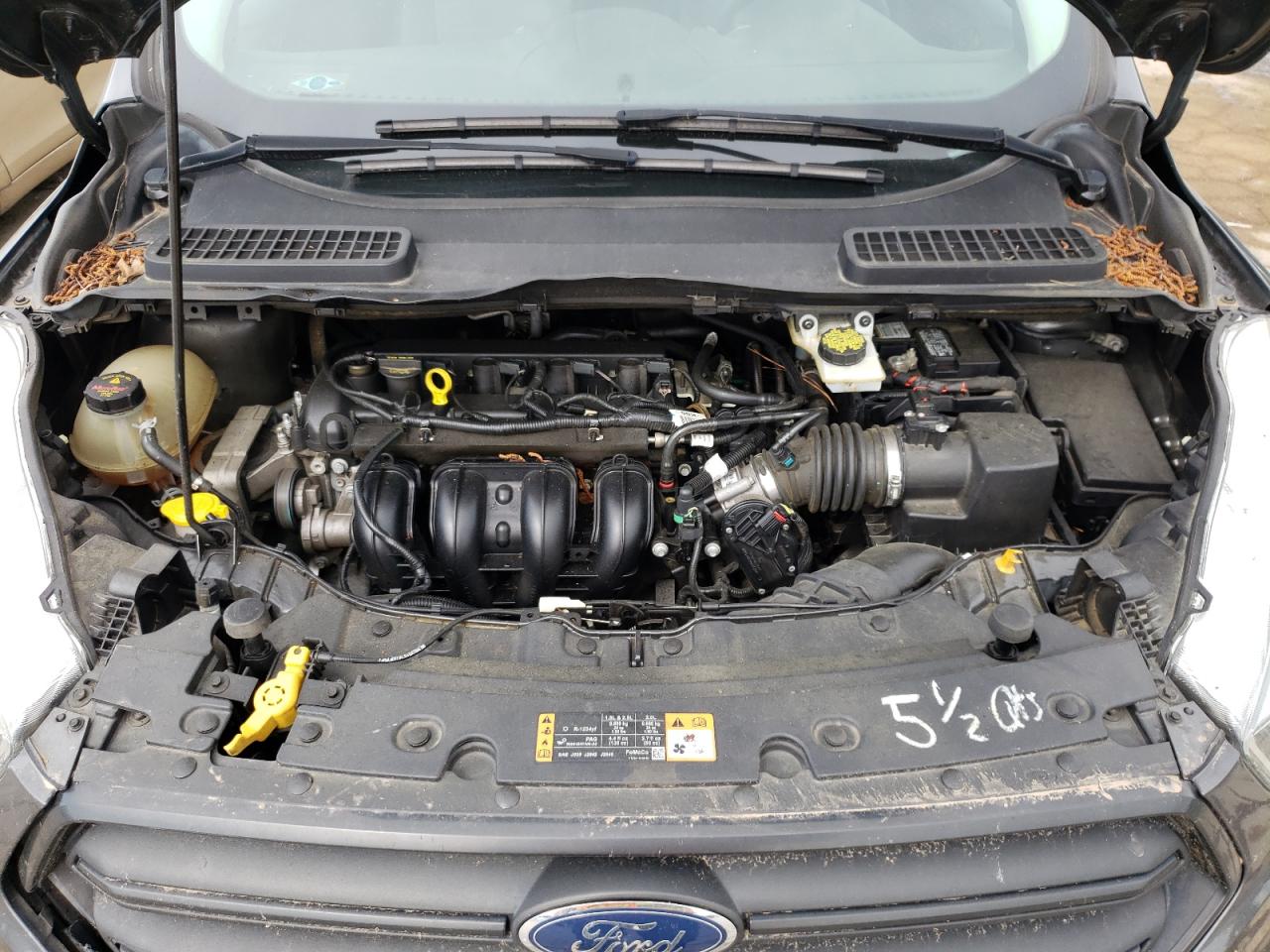 2017 Ford Escape S VIN: 1FMCU0F72HUC19676 Lot: 52538724