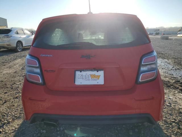  CHEVROLET SONIC 2020 Red