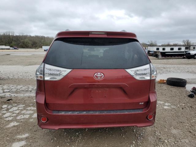  TOYOTA SIENNA 2017 Бургунді