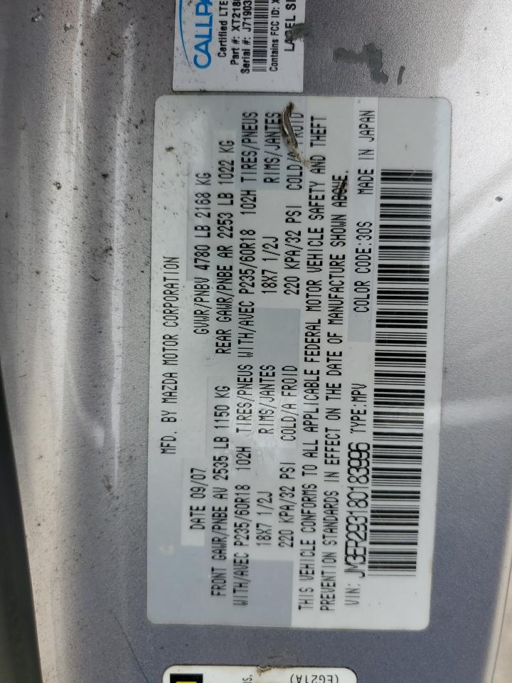 JM3ER293180183996 2008 Mazda Cx-7