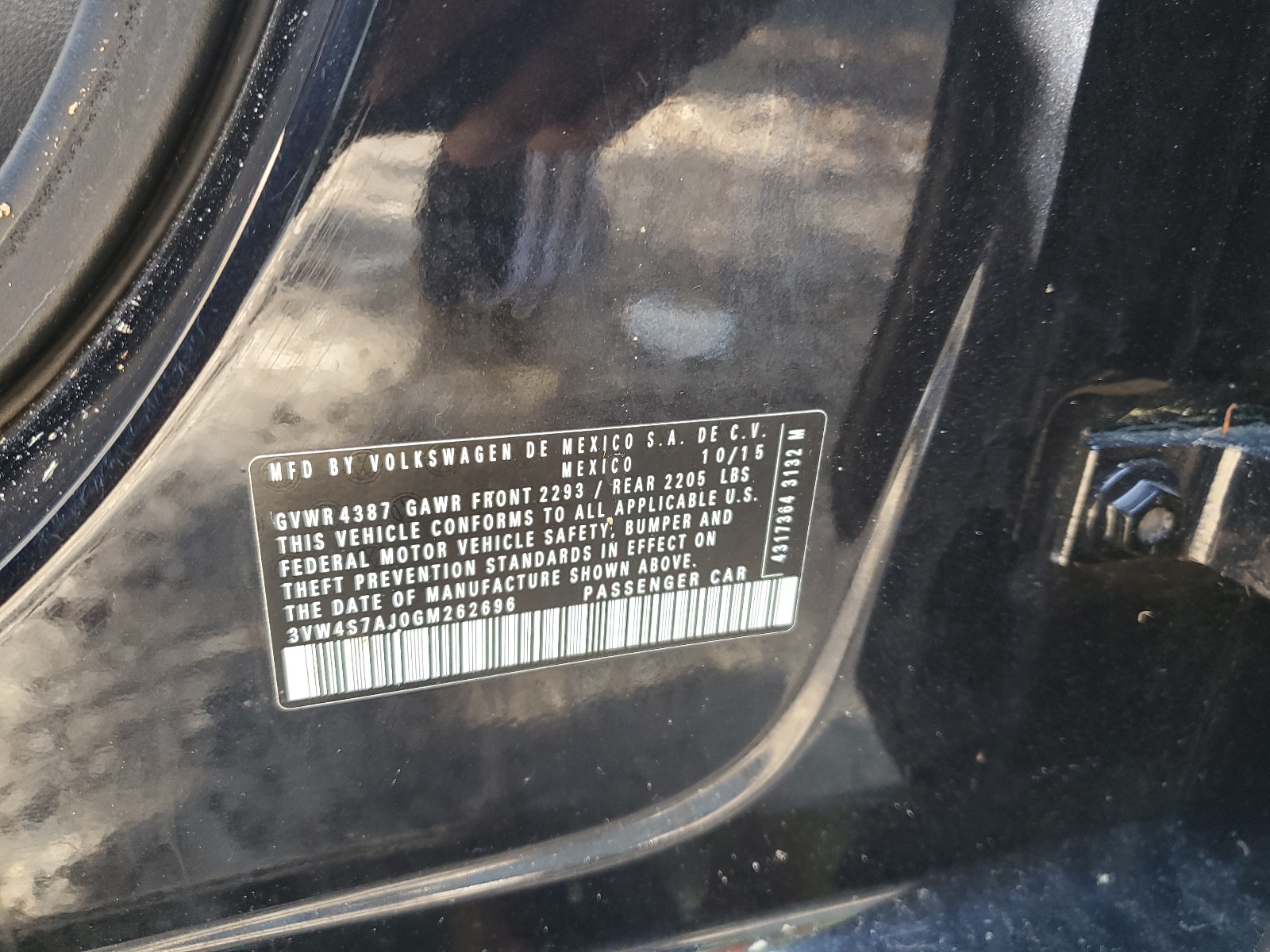 3VW4S7AJ0GM262696 2016 Volkswagen Jetta Gli