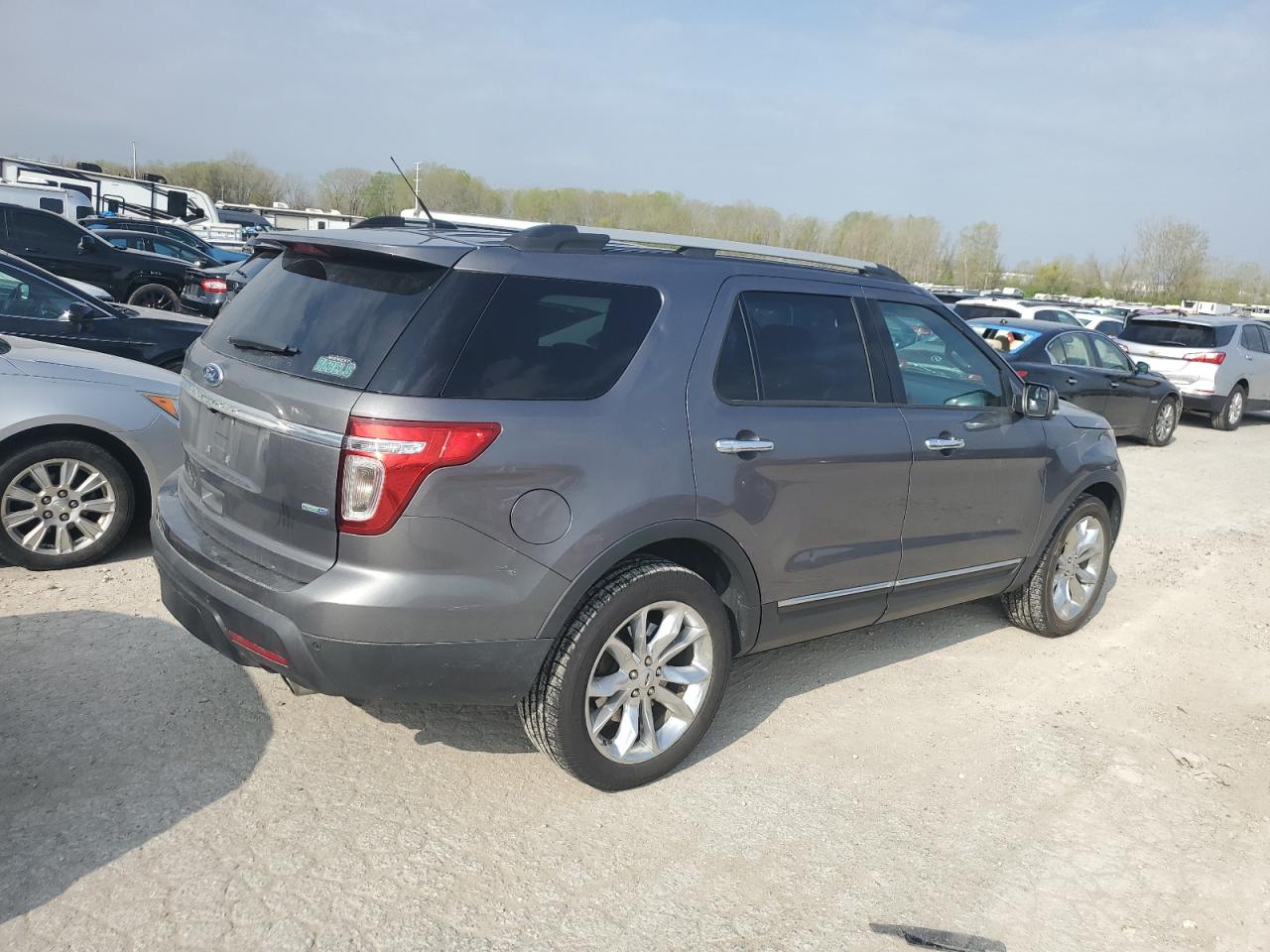 VIN 1FM5K8D83EGB80907 2014 FORD EXPLORER no.3