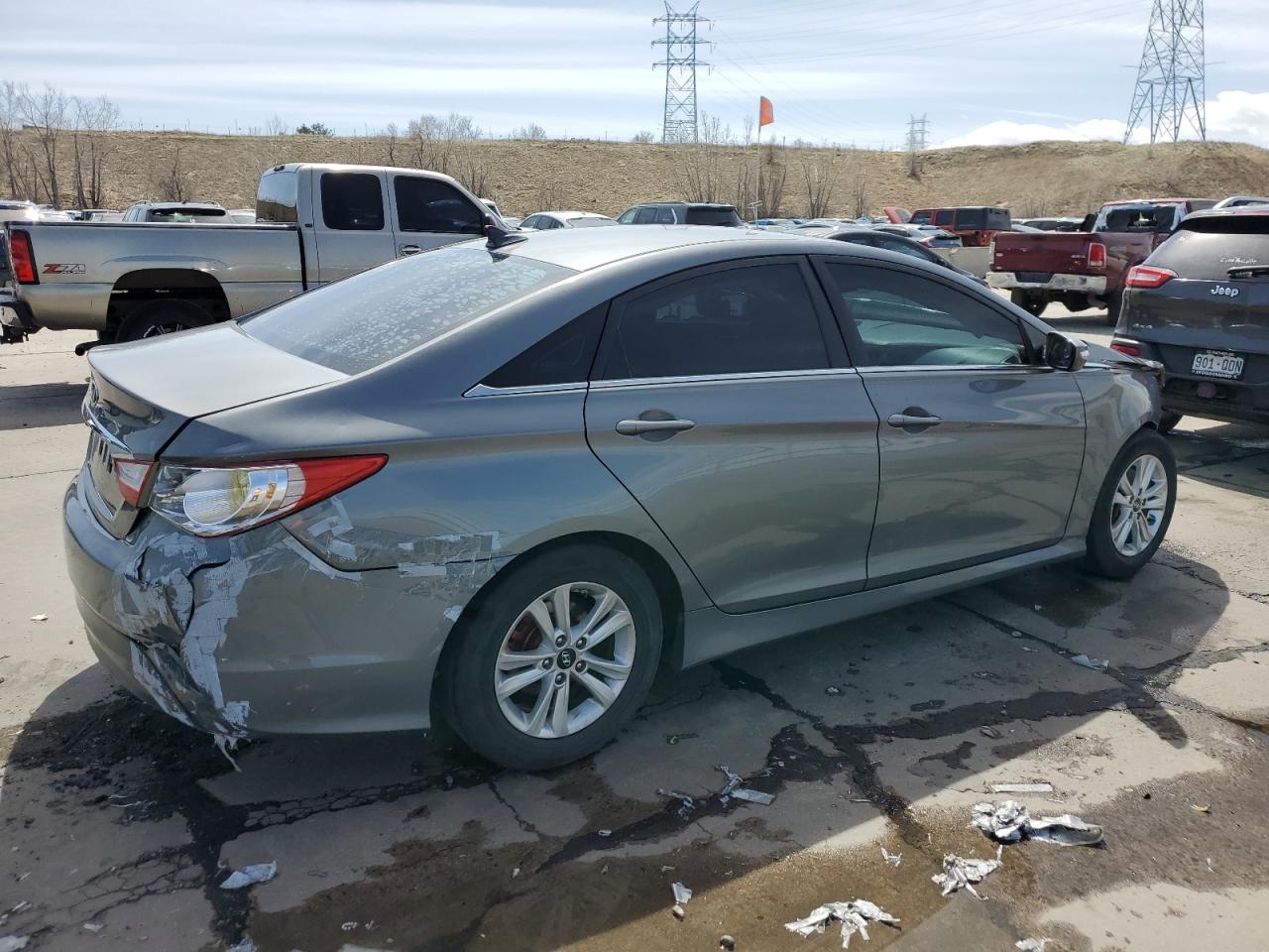 2014 Hyundai Sonata Gls VIN: 5NPEB4AC7EH931587 Lot: 50121584