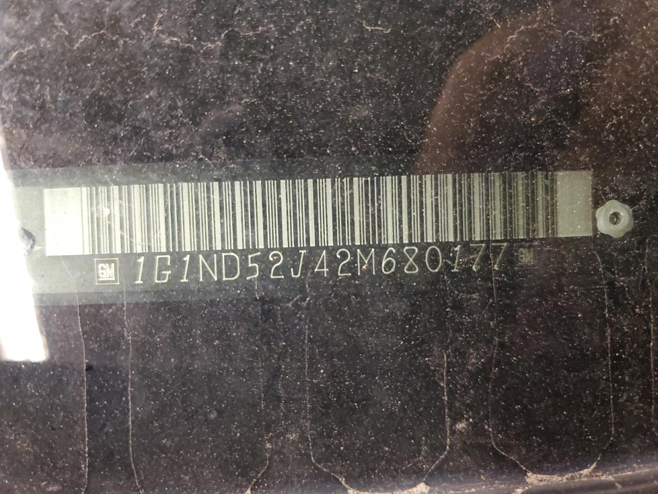 2002 Chevrolet Malibu VIN: 1G1ND52J42M680177 Lot: 52343324