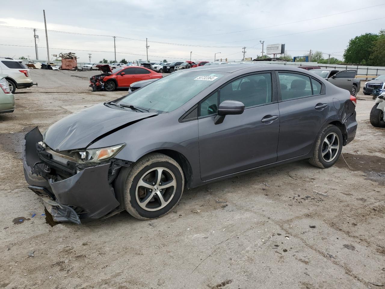 2015 Honda Civic Se VIN: 2HGFB2F72FH527872 Lot: 50732364